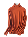 Autumn/Winter Turtleneck Slim Fit Women's Sweater – 2025 Korean Fashion Knit Pullover