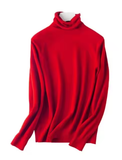Autumn/Winter Turtleneck Slim Fit Women's Sweater – 2025 Korean Fashion Knit Pullover