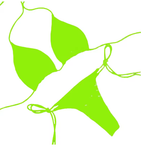 Tie-Side G-String Bikini Set – Feminine Bandage-Style Brazilian Swimwear