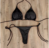 Summer Bikini Set – Push-Up Padded Bra with Thong Bottom for Women