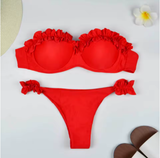 Ruffled Micro Bikini Set – Chic Two-Piece Swimsuit for Women