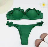 Ruffled Micro Bikini Set – Chic Two-Piece Swimsuit for Women