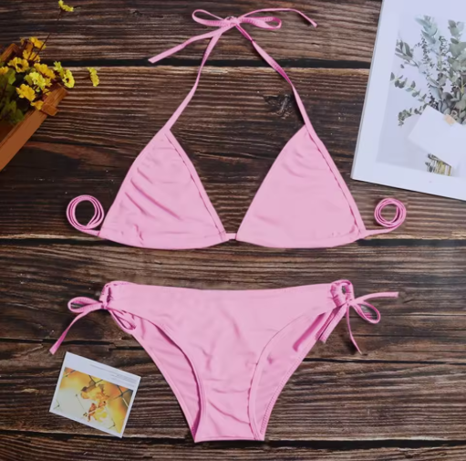 Women’s Thong Bikini Set – Sexy Bandage Style Swimwear for Summer