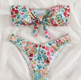 Hot Floral Print Bikini – Stylish Triangle Swimwear for Women