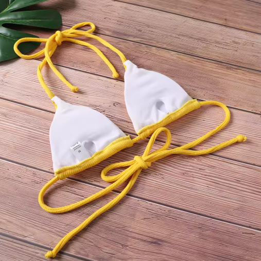 Sexy High-Cut Bikini Set – Bandage Style Swimwear in 4 Colors