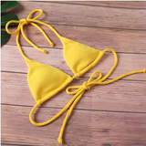 Sexy High-Cut Bikini Set – Bandage Style Swimwear in 4 Colors