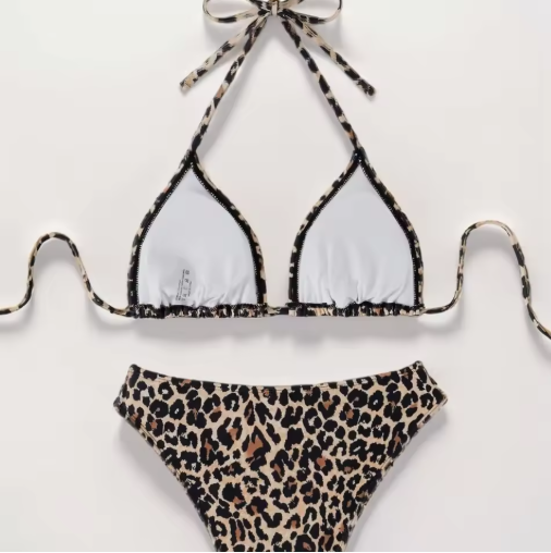 Leopard Print Bikini Set – Sexy Two-Piece with Bold Style