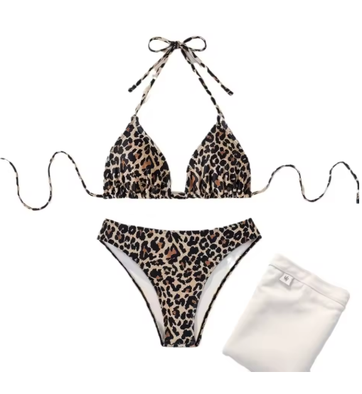 Leopard Print Bikini Set – Sexy Two-Piece with Bold Style