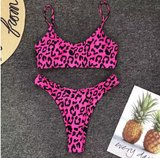 Sexy Solid Color Low Waist Bikini Set – Backless Push-Up Swimsuit for Women | Summer Beachwear