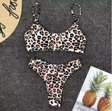 Sexy Solid Color Low Waist Bikini Set – Backless Push-Up Swimsuit for Women | Summer Beachwear