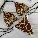 Chic Leopard Print Bikini Set – Sexy Two-Piece Push-Up Swimsuit