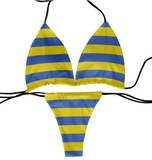 Playful Flag Print Bikini – Fun & Flirty Two-Piece Swimsuit for Women