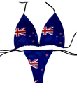 Playful Flag Print Bikini – Fun & Flirty Two-Piece Swimsuit for Women