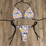 Floral Push-Up Micro Bikini Set – Sexy and Stylish Swimwear for Women