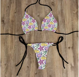 Floral Push-Up Micro Bikini Set – Sexy and Stylish Swimwear for Women