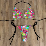 Floral Push-Up Micro Bikini Set – Sexy and Stylish Swimwear for Women