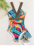 Strappy Backless One-Piece Swimsuit – Sexy Push-Up Monokini for Women