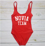 "La Novia" One-Piece Swimsuit – Perfect for the Bride and Her Team!