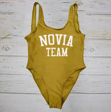 "La Novia" One-Piece Swimsuit – Perfect for the Bride and Her Team!