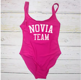 "La Novia" One-Piece Swimsuit – Perfect for the Bride and Her Team!