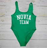 "La Novia" One-Piece Swimsuit – Perfect for the Bride and Her Team!