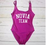 "La Novia" One-Piece Swimsuit – Perfect for the Bride and Her Team!