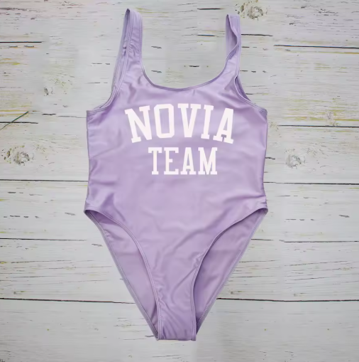 "La Novia" One-Piece Swimsuit – Perfect for the Bride and Her Team!