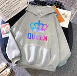 King & Queen Matching Hoodies – Cozy Style for Couples
