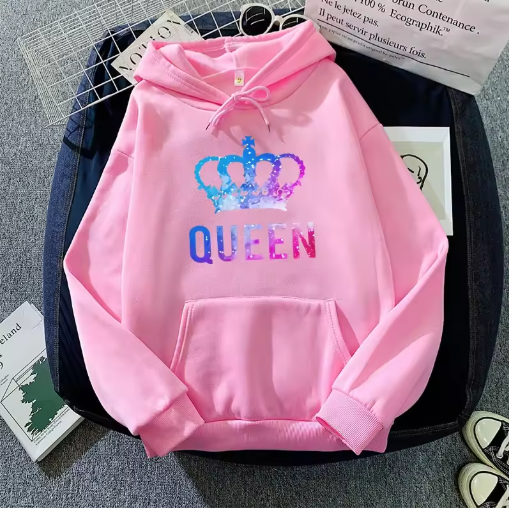 King & Queen Matching Hoodies – Cozy Style for Couples