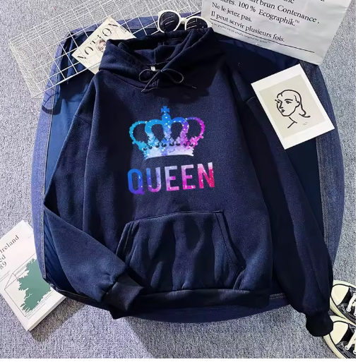 King & Queen Matching Hoodies – Cozy Style for Couples