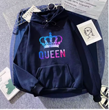 King & Queen Matching Hoodies – Cozy Style for Couples