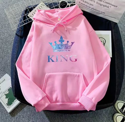 King & Queen Matching Hoodies – Cozy Style for Couples