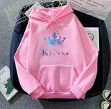 King & Queen Matching Hoodies – Cozy Style for Couples