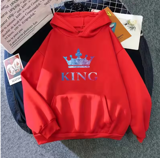 King & Queen Matching Hoodies – Cozy Style for Couples