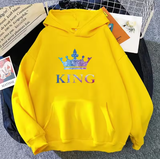 King & Queen Matching Hoodies – Cozy Style for Couples