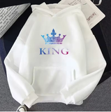 King & Queen Matching Hoodies – Cozy Style for Couples