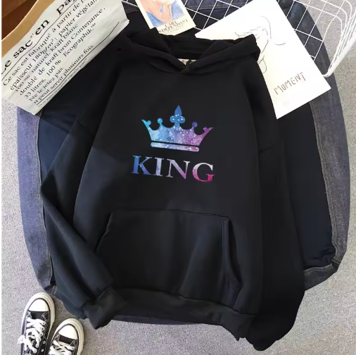 King & Queen Matching Hoodies – Cozy Style for Couples