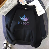 King & Queen Matching Hoodies – Cozy Style for Couples