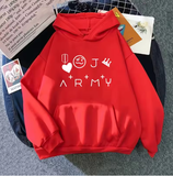 New Arrival – K-pop Inspired “ARMY” Hoodie for Women