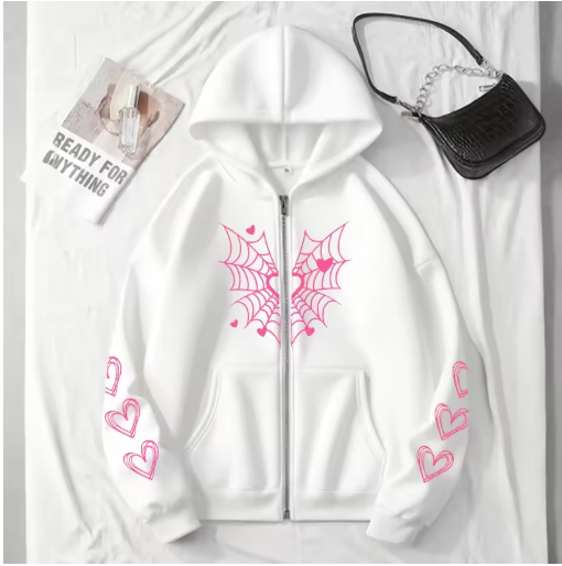 Chic & Comfy – Women’s Zip-Up Hoodie Jacket for Everyday Style