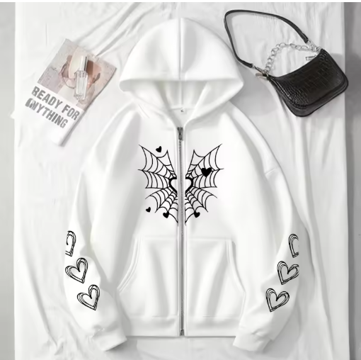 Chic & Comfy – Women’s Zip-Up Hoodie Jacket for Everyday Style