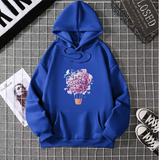 Playful & Pretty – Cherry Blossom Balloon Hoodie for Women