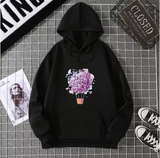 Playful & Pretty – Cherry Blossom Balloon Hoodie for Women