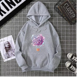 Playful & Pretty – Cherry Blossom Balloon Hoodie for Women