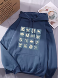 Under the Sea Print Hoodie – Cozy and Stylish Pullover for Women