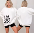 Women's Printed Sweatshirt – Comfy O-Neck Pullover for Sport & Everyday Wear