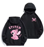 Disney Stitch Hoodie – Cozy Cartoon Pullover for Couples