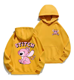 Disney Stitch Hoodie – Cozy Cartoon Pullover for Couples