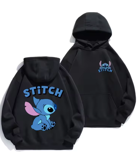 Disney Stitch Hoodie – Cozy Cartoon Pullover for Couples