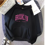 Women's Letter Print Sweatshirt – Warm and Comfy Pullover Hoodie